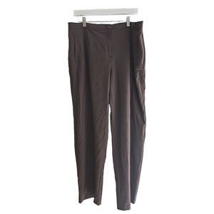 Briggs New York Brown Straight Leg High Rise Casual Trouser Pants Womans Size 18